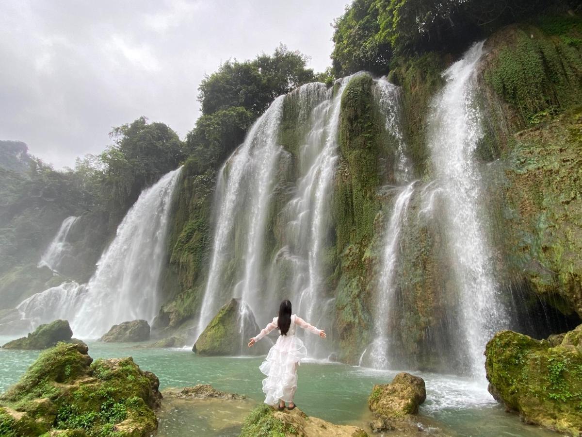 Quang Thuan Ban Gioc Homestay カオバン エクステリア 写真